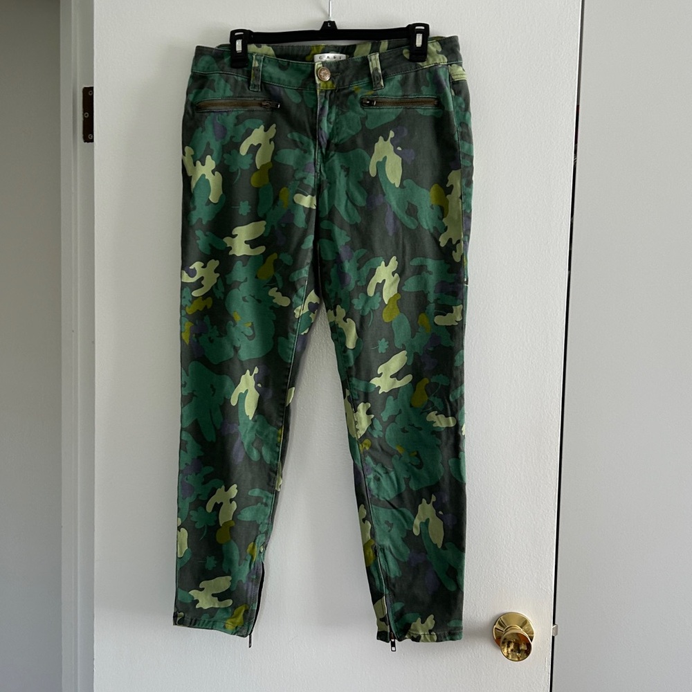 CAbi Green Camouflage Pants